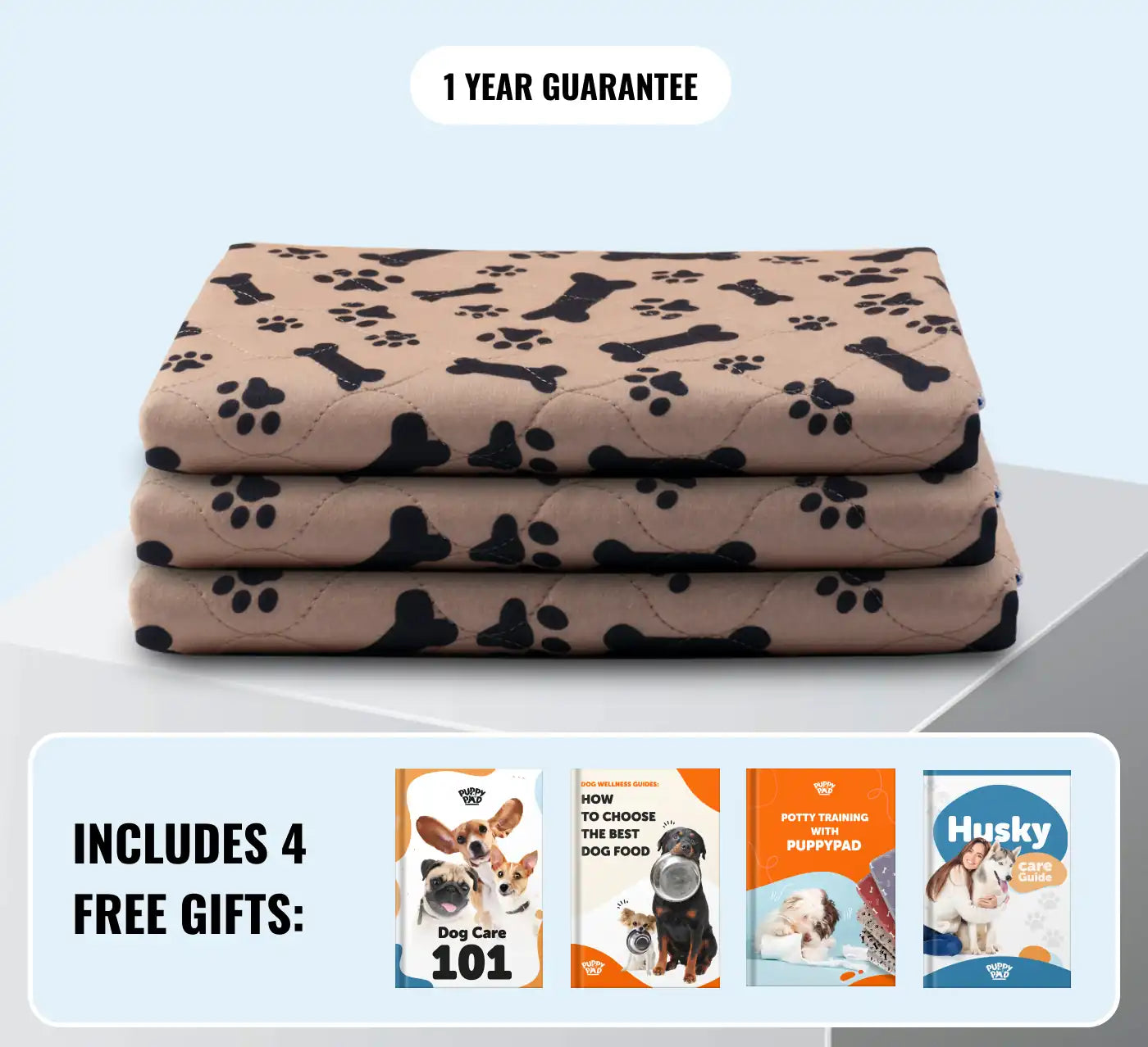 3 Pack PuppyPad™️ + 4 Free Gifts
